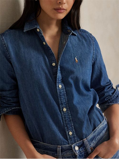 Slim Fit Denim Shirt RALPH LAUREN | 211969458001